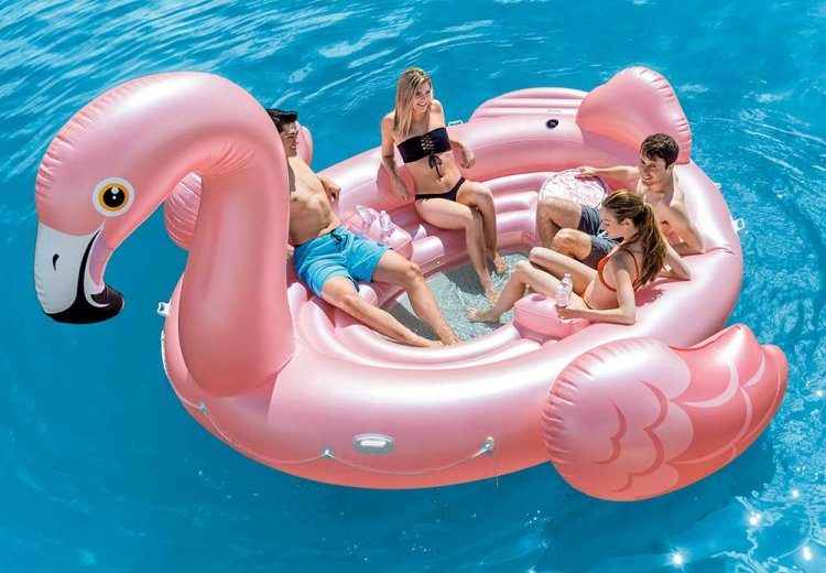 Imagen de INTEX™ Ride on Flamingo Party Island