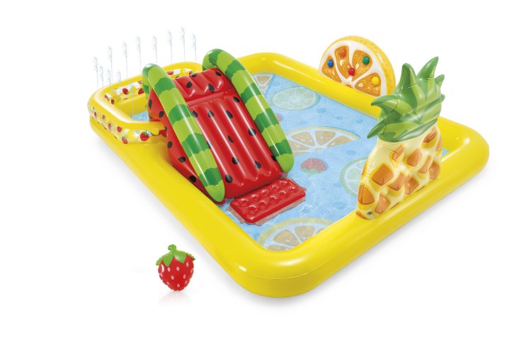 Imagen de Piscina para niños Intex - Play Center Fun & Fruity (244 x 191 x 91 cm)