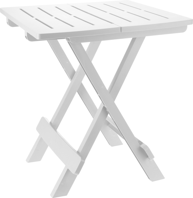 Imagen de Mesa de camping blanca 44x44