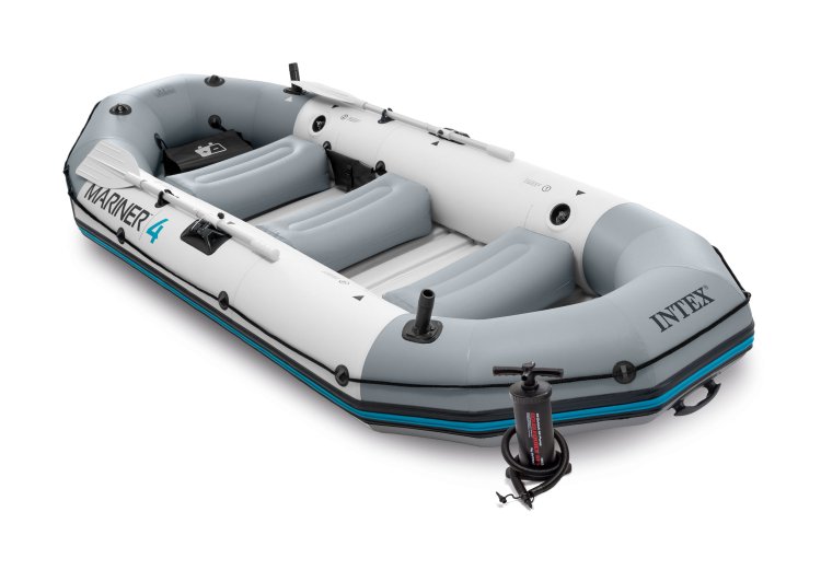 Imagen de Barca hinchable Intex - Set Mariner 4