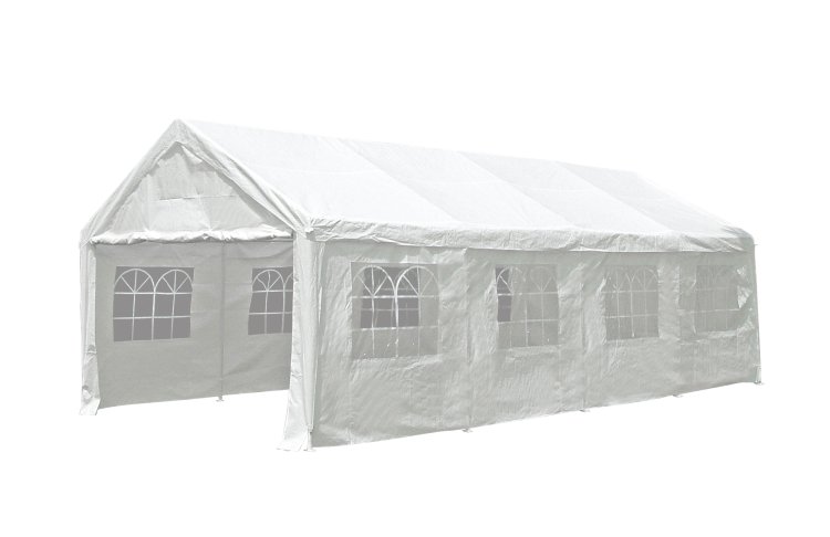 Imagen de Carpa para fiestas de 4x8 metros blanca con paredes laterales Pure Garden & Living